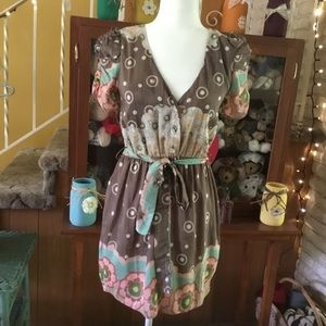 NWT WOMENS/JR. LOVELY  SILK BLEND DRESS